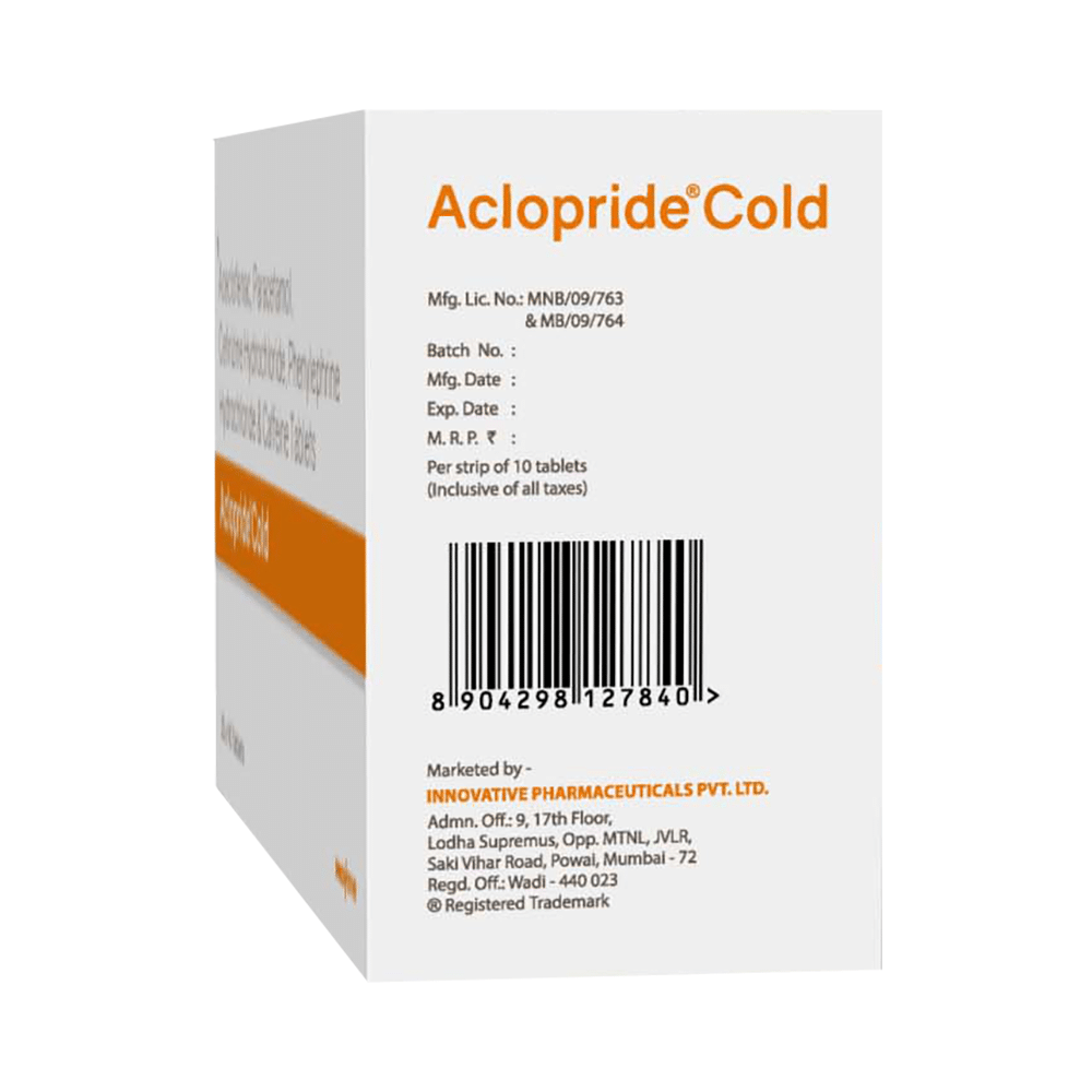 Aclopride-Cold Tablet - Image 3