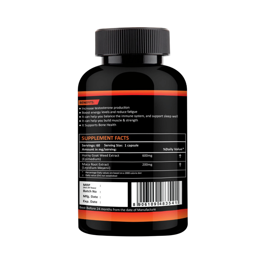 Nutracology Horny Goat Weed with Maca Root Capsule - Image 3