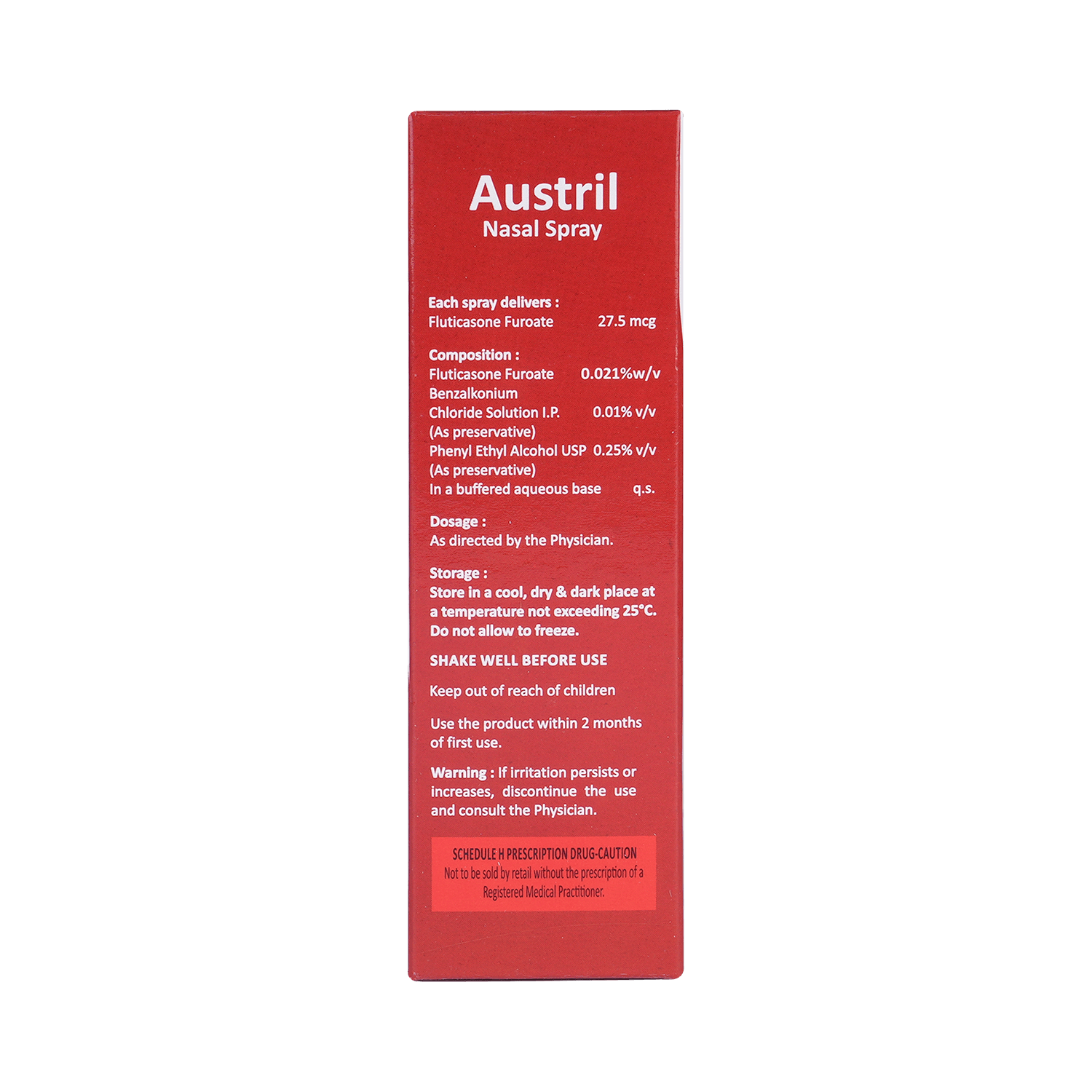 Austril 27.5mcg Nasal Spray - Image 3