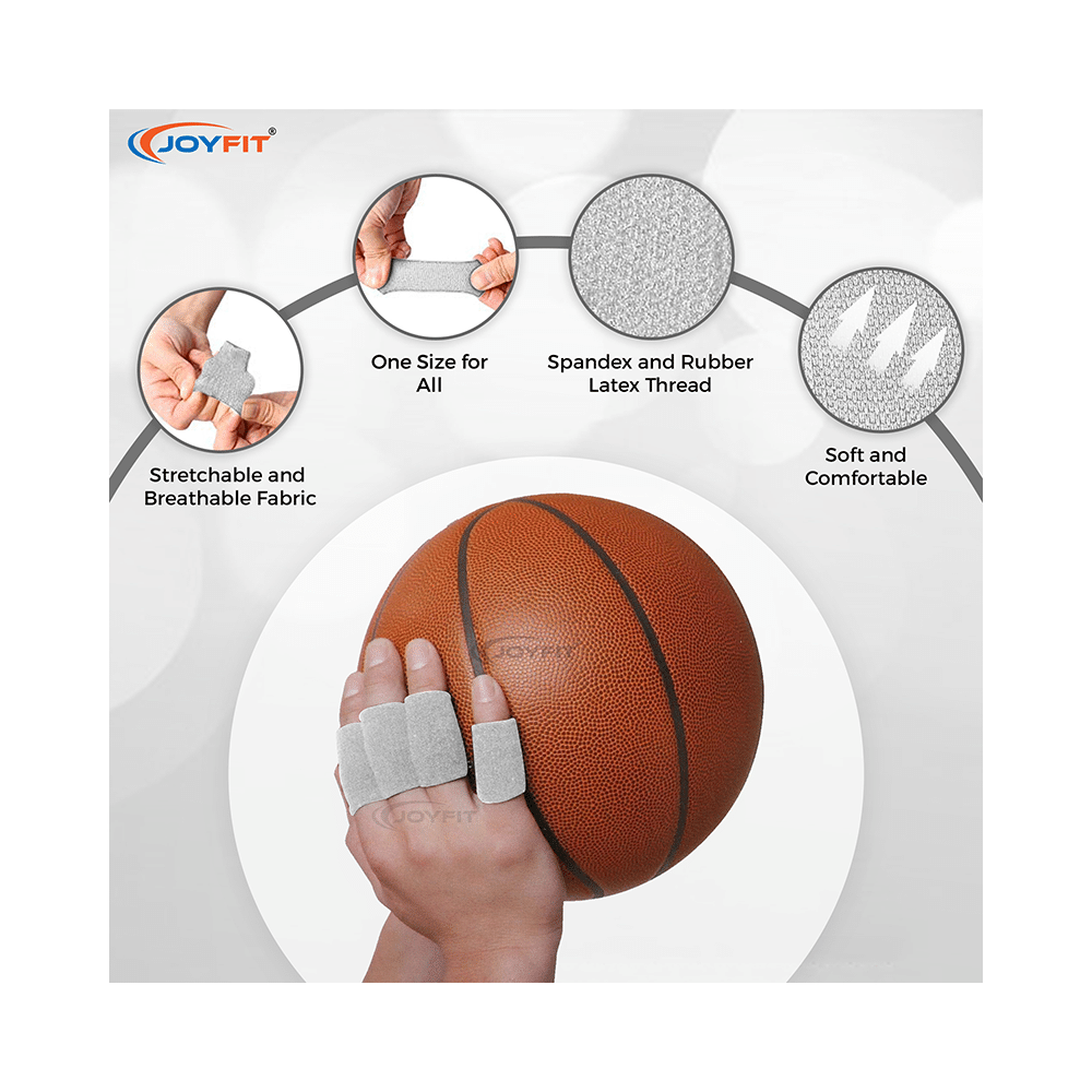 Joyfit Finger Sleeves for Support Grey - Image 2
