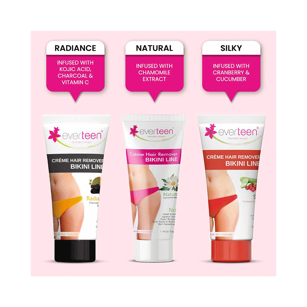 Everteen Bikini Line Hair Remover Cream Twin Pack (2X50gm Each) - Image 8