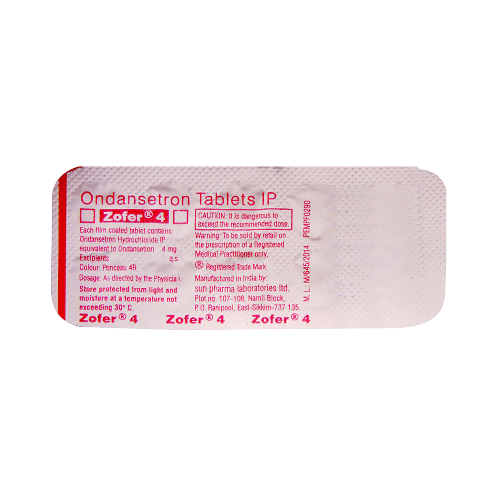Zofer 4mg Tablet - Image 2