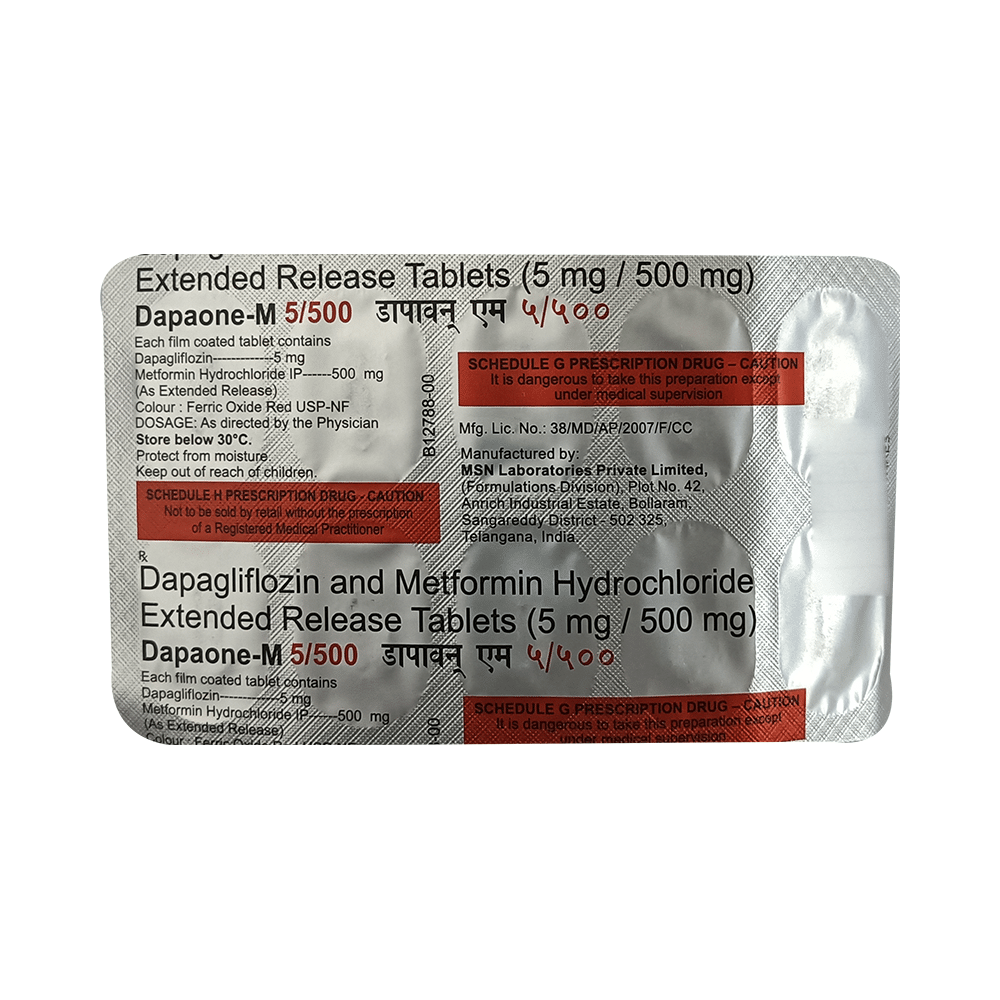Dapaone-M 5/500 Tablet ER - Image 3