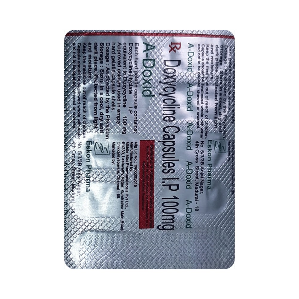 A Doxid 100mg Capsule - Image 2