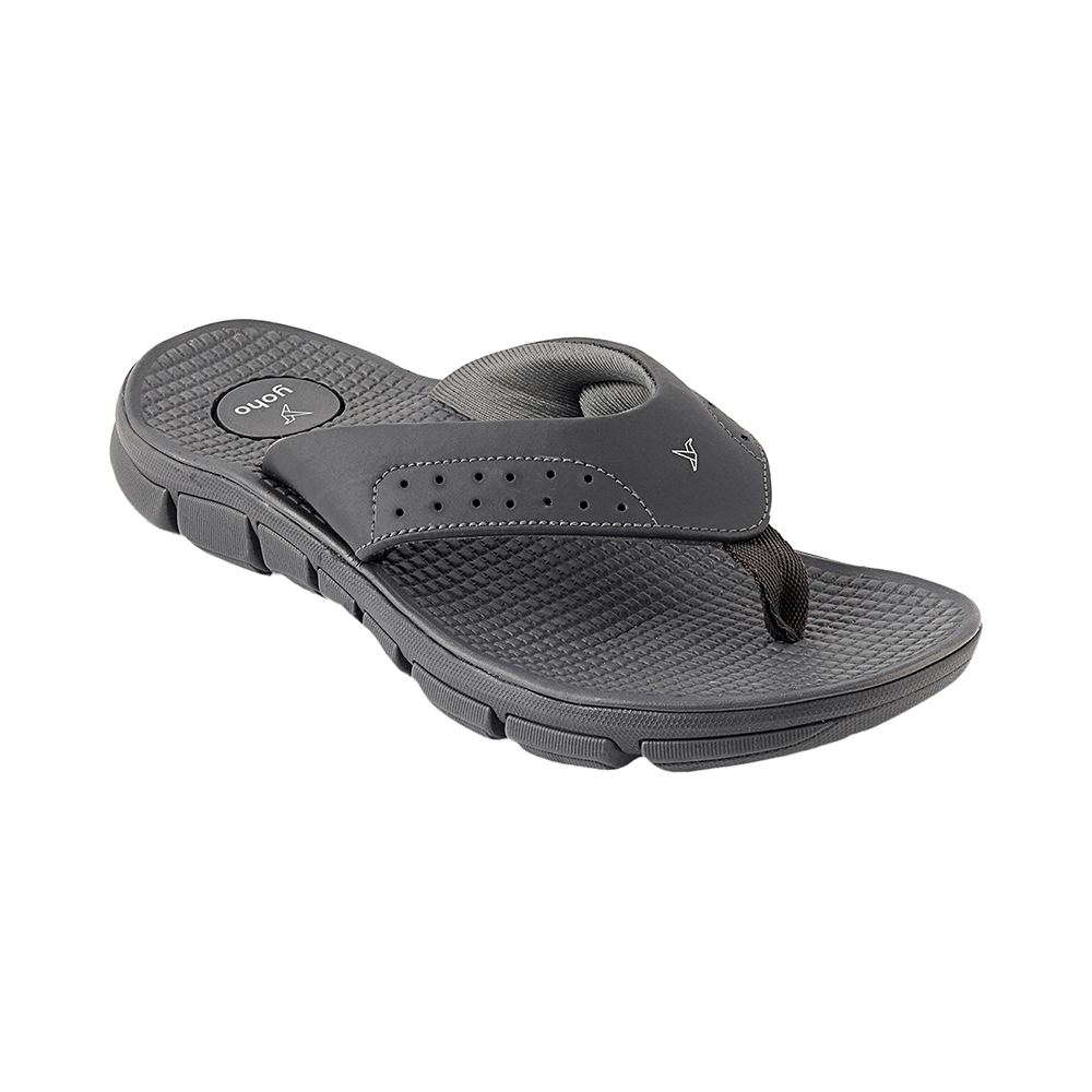 Yoho Lifestyle Extra Soft Comfortable and Anti Skid Slippers for Men with Arch Support Monsoon Grey 10 - Image 6