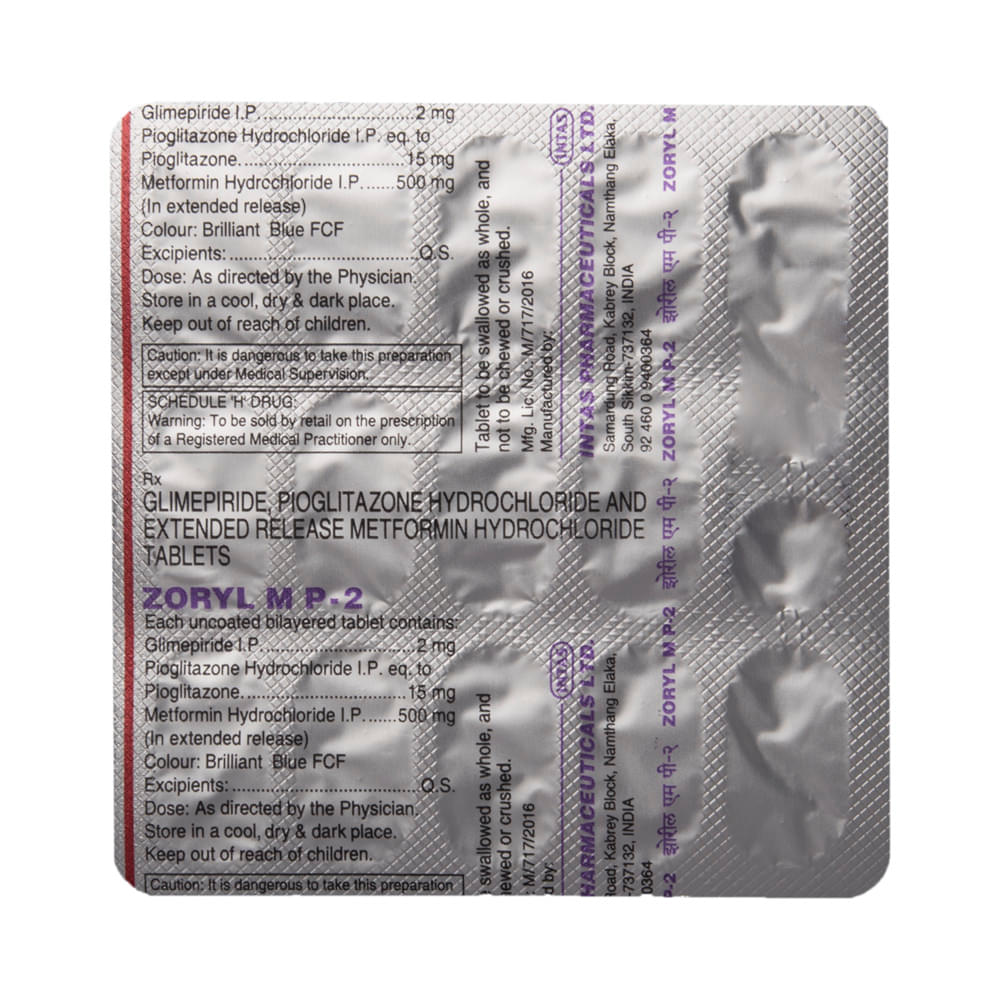 Zoryl MP 2 Tablet ER - Image 5