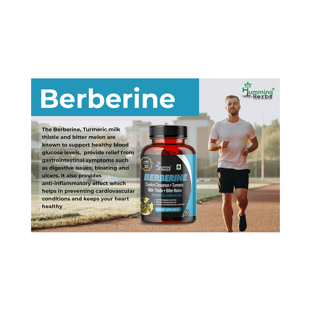 Humming Herbs Berberine + Maca with Panax Ginseng Capsule (90 Each) - Image 10