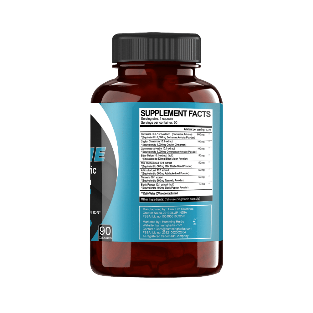 Humming Herbs Berberine + Maca with Panax Ginseng Capsule (90 Each) - Image 7
