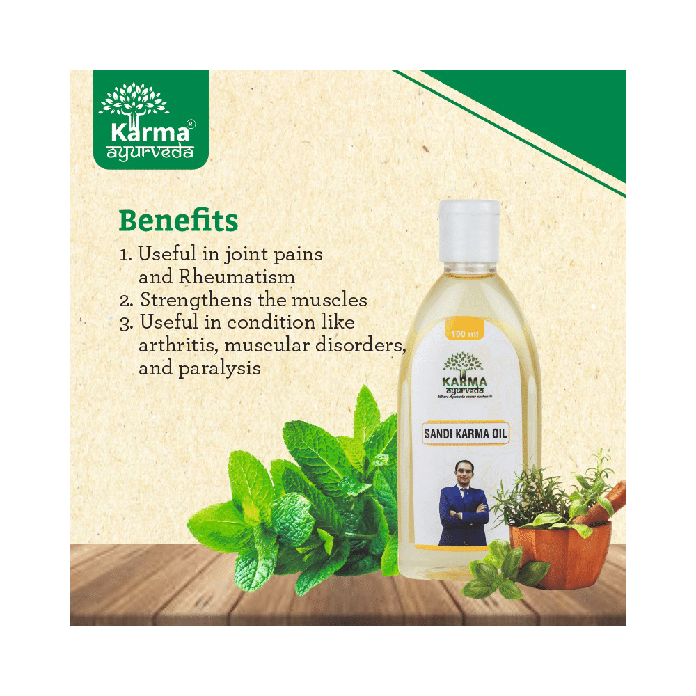 Karma Ayurveda Sandi Karma Oil - Image 4