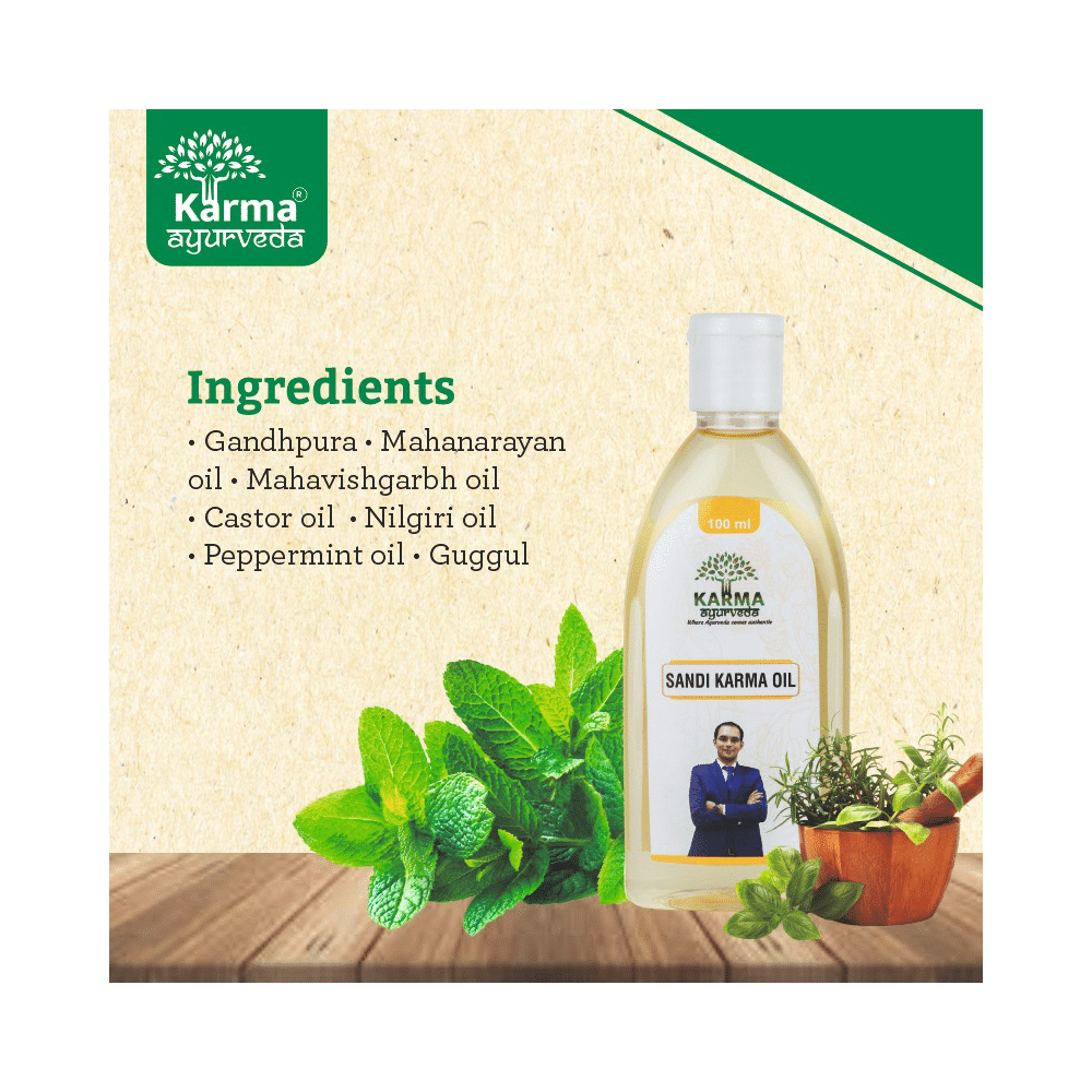 Karma Ayurveda Sandi Karma Oil - Image 5