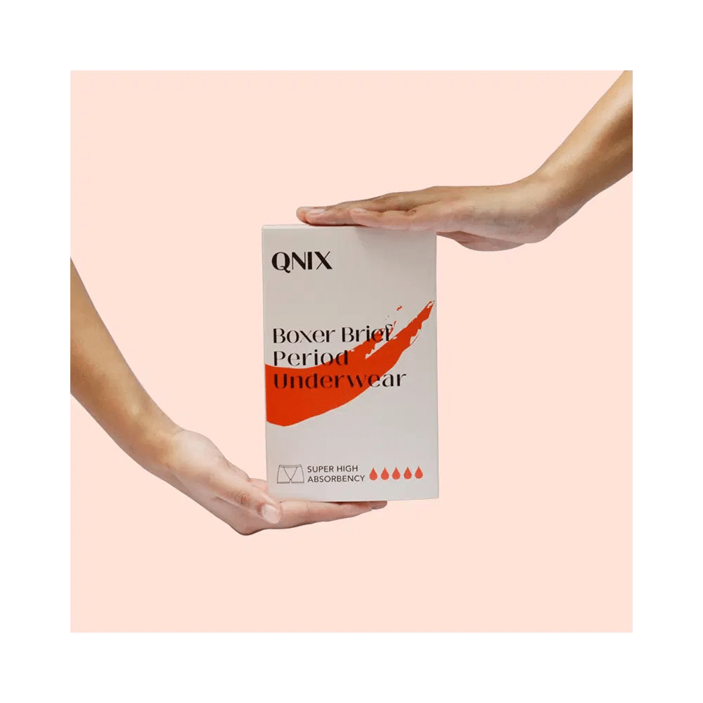 QNIX Boxer Brief Period Underwear 2XL Black - Image 7