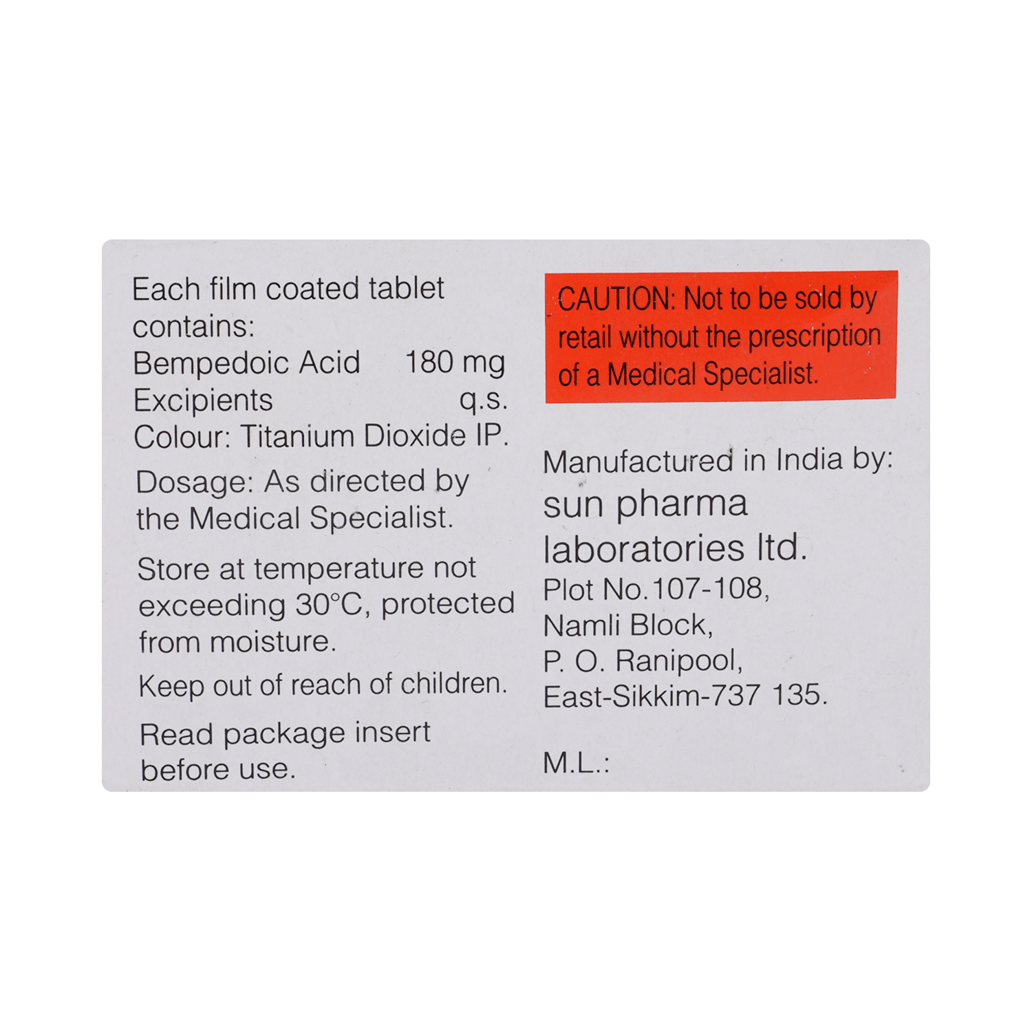 Brillo 180mg Tablet - Image 3