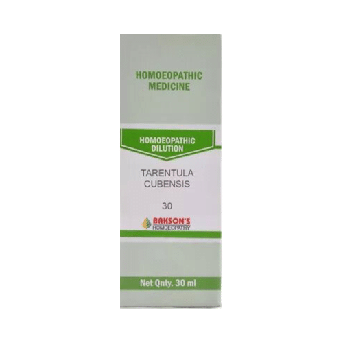 Bakson's Homeopathy Tarentula Cubensis Dilution 30