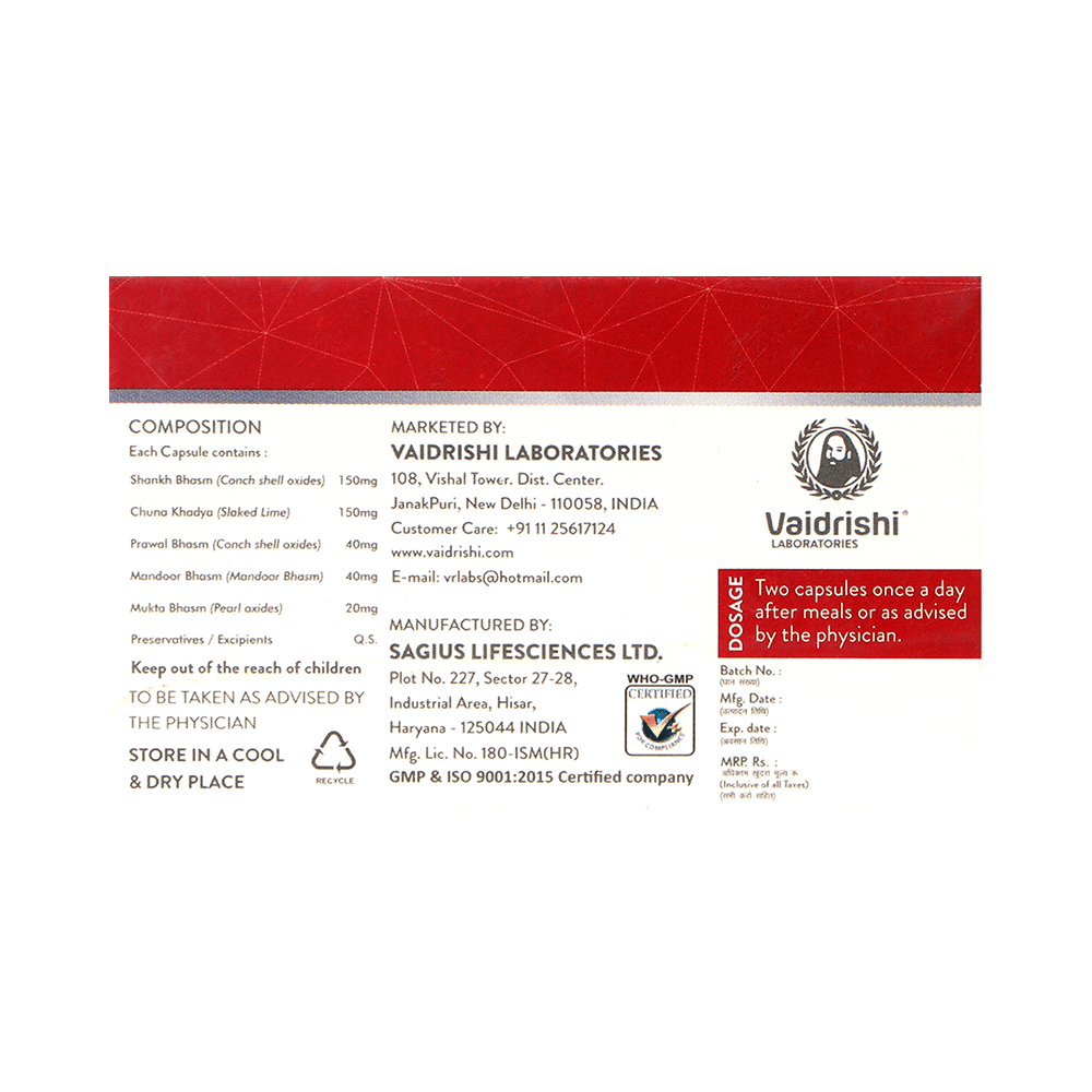 Vaidrishi Laboratories Livoflam Capsule - Image 2