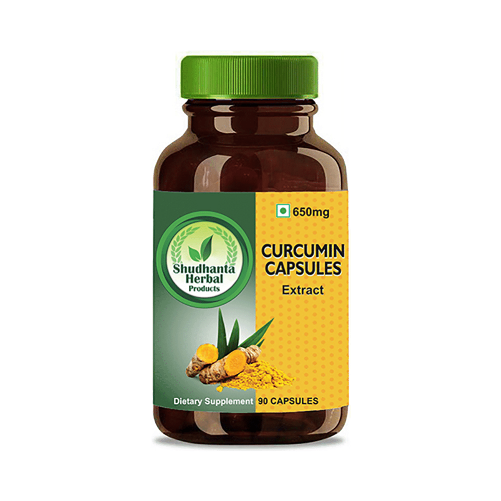 Shudhanta Herbal Curcumin 650mg Capsule - Image 1