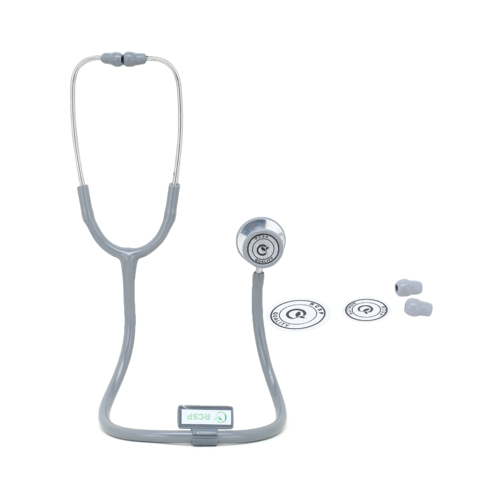 RCSP Dual Head Stethoscope Grey - Image 5