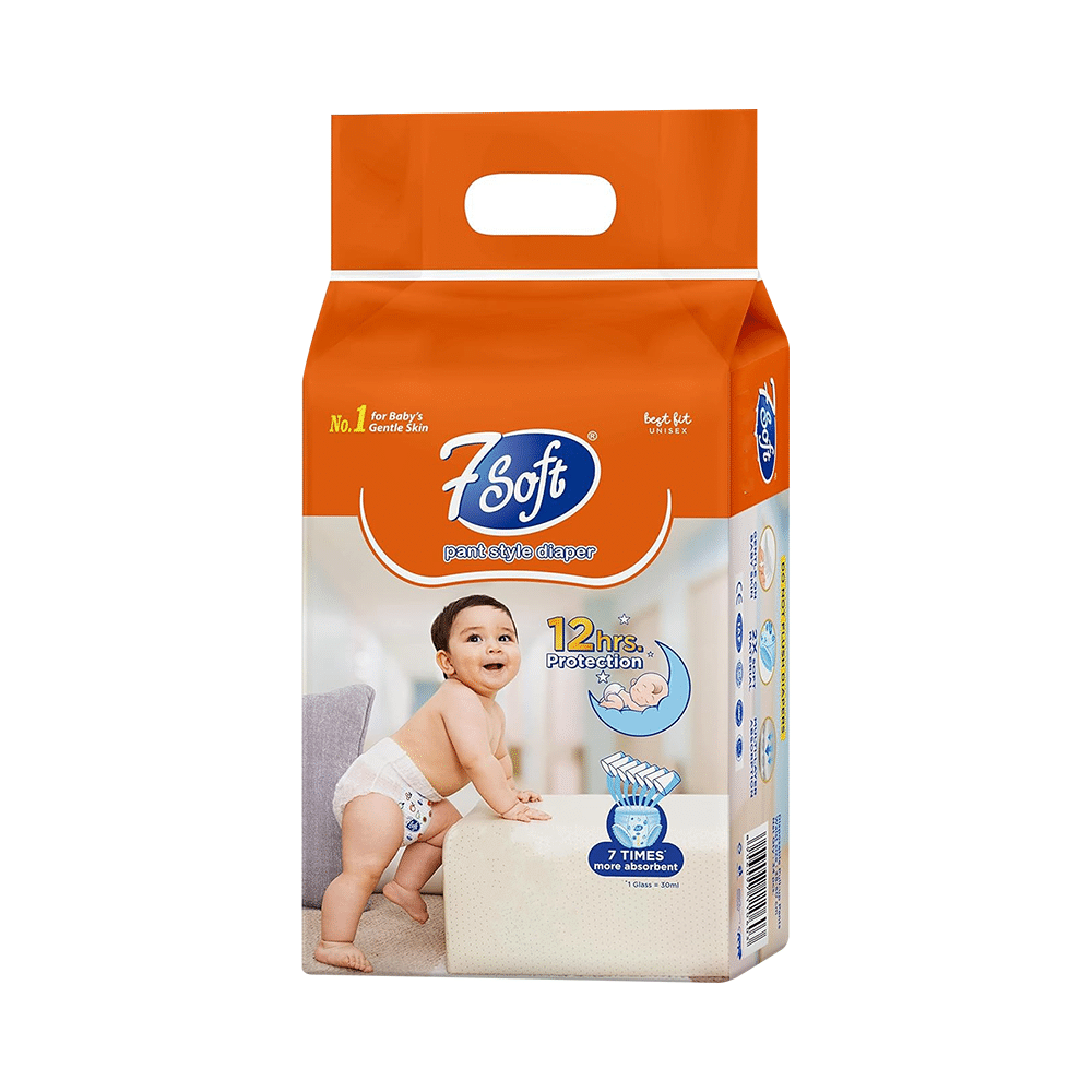 7 Soft Pant Style Diaper Extra Large - Image 1