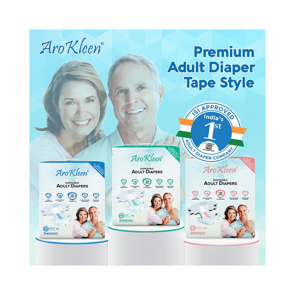 Arokleen Disposable Adult Diaper (10 Each) Large - Image 3