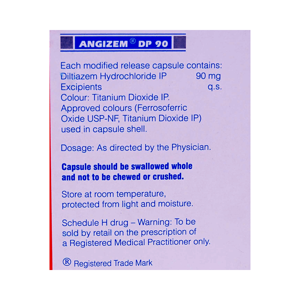 Angizem DP 90 Capsule MR - Image 4