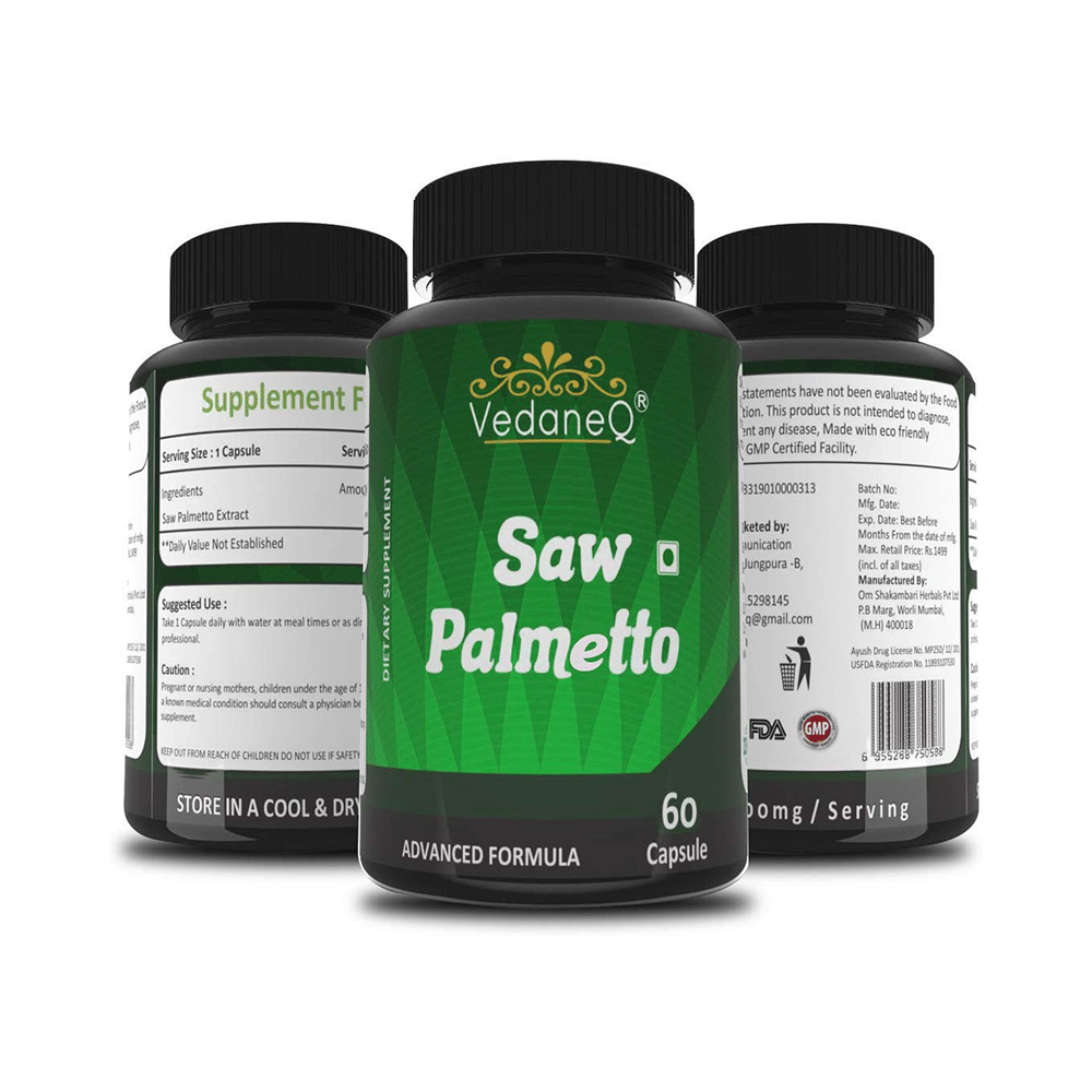 VedaneQ Saw Palmetto Capsule - Image 2