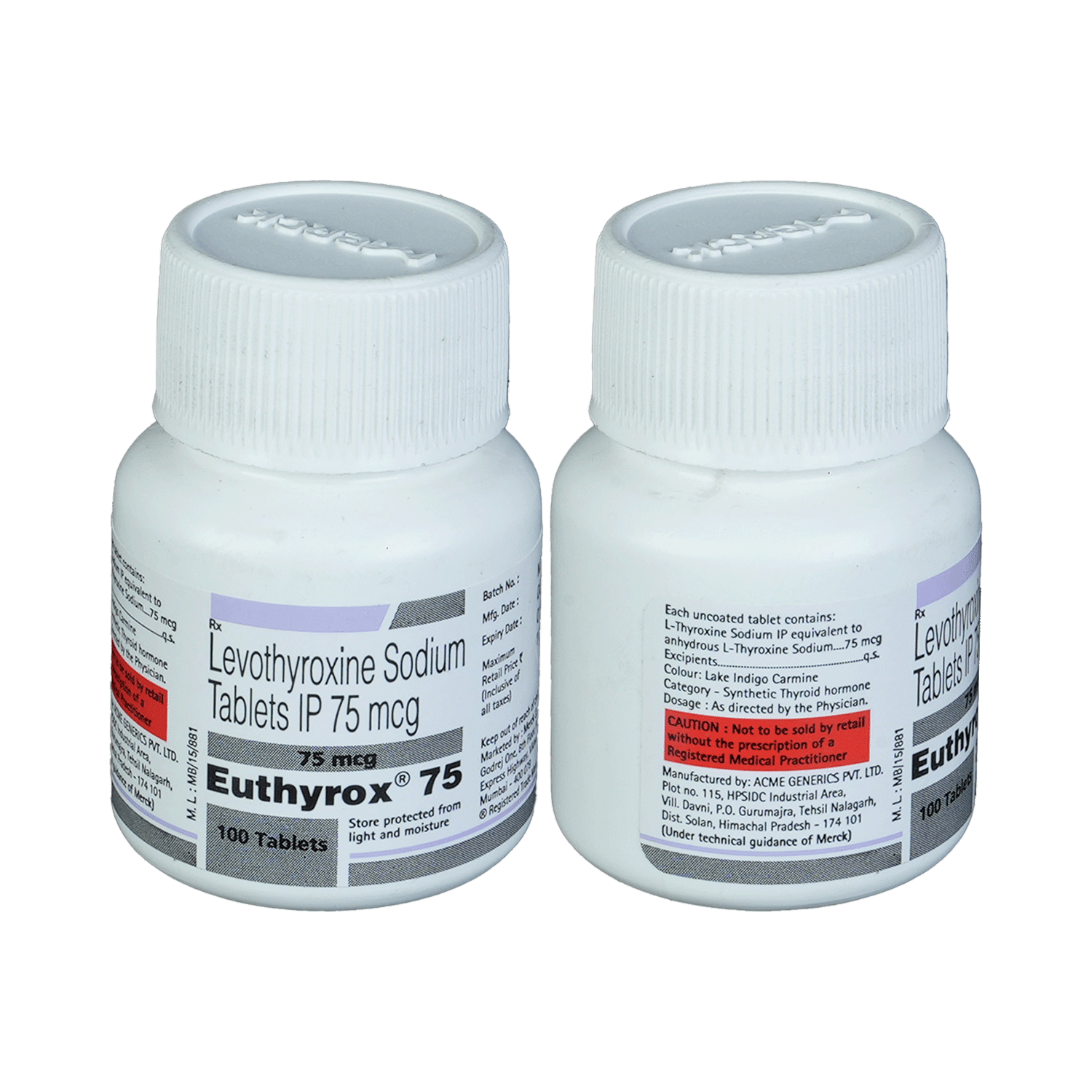 Euthyrox 75 Tablet - Image 3