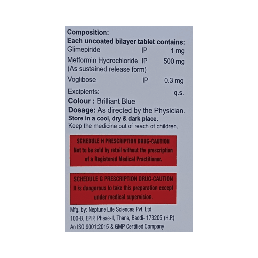 Vriglim-VG 1 0.3 Tablet SR - Image 2