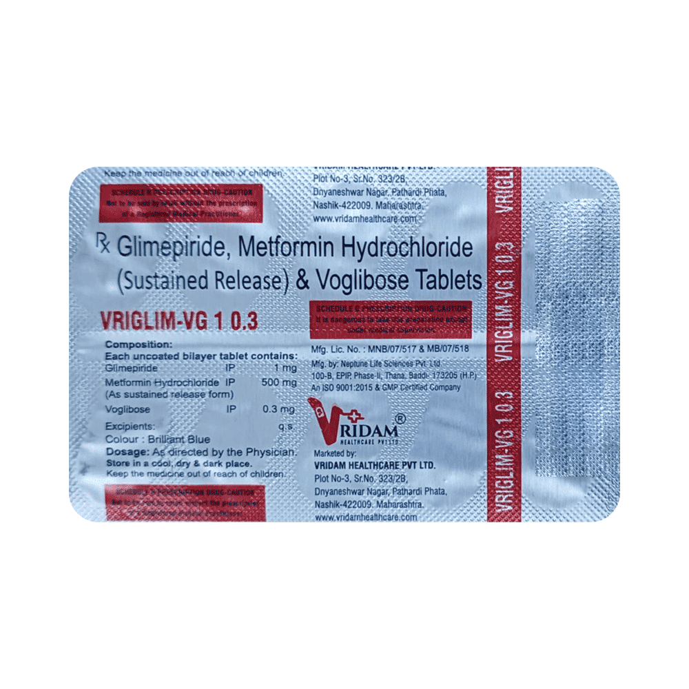 Vriglim-VG 1 0.3 Tablet SR - Image 4