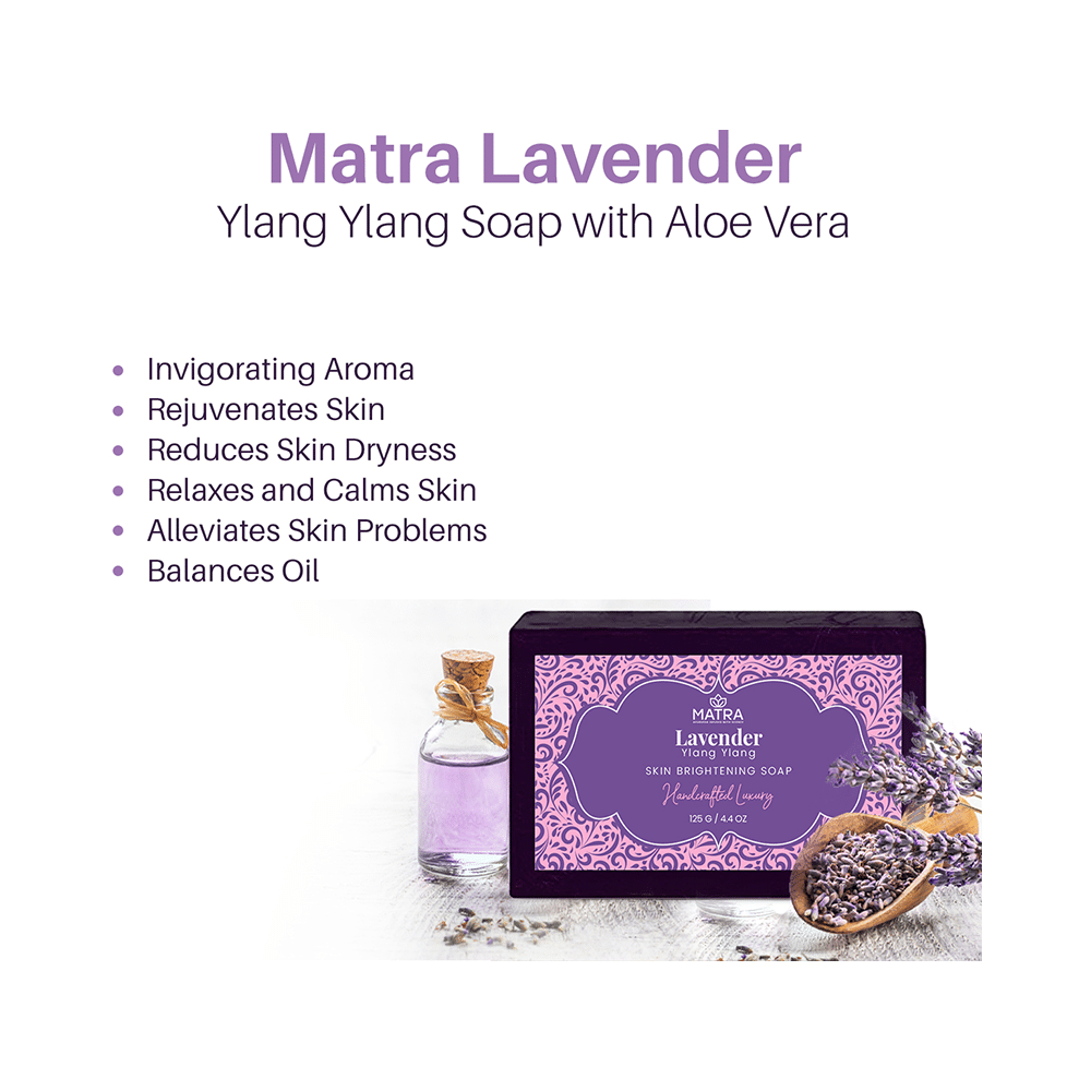 Matra Lavender Ylang Ylang Skin Brightening Soap - Image 2
