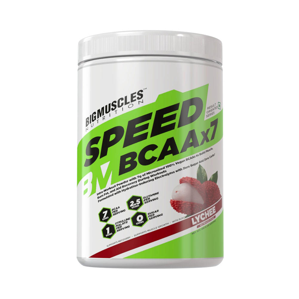 Big  Muscles Nutrition Speed BCAAx7 Lychee - Image 1