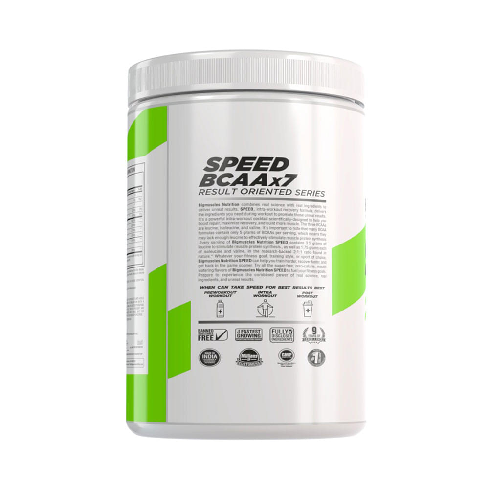 Big  Muscles Nutrition Speed BCAAx7 Lychee - Image 3