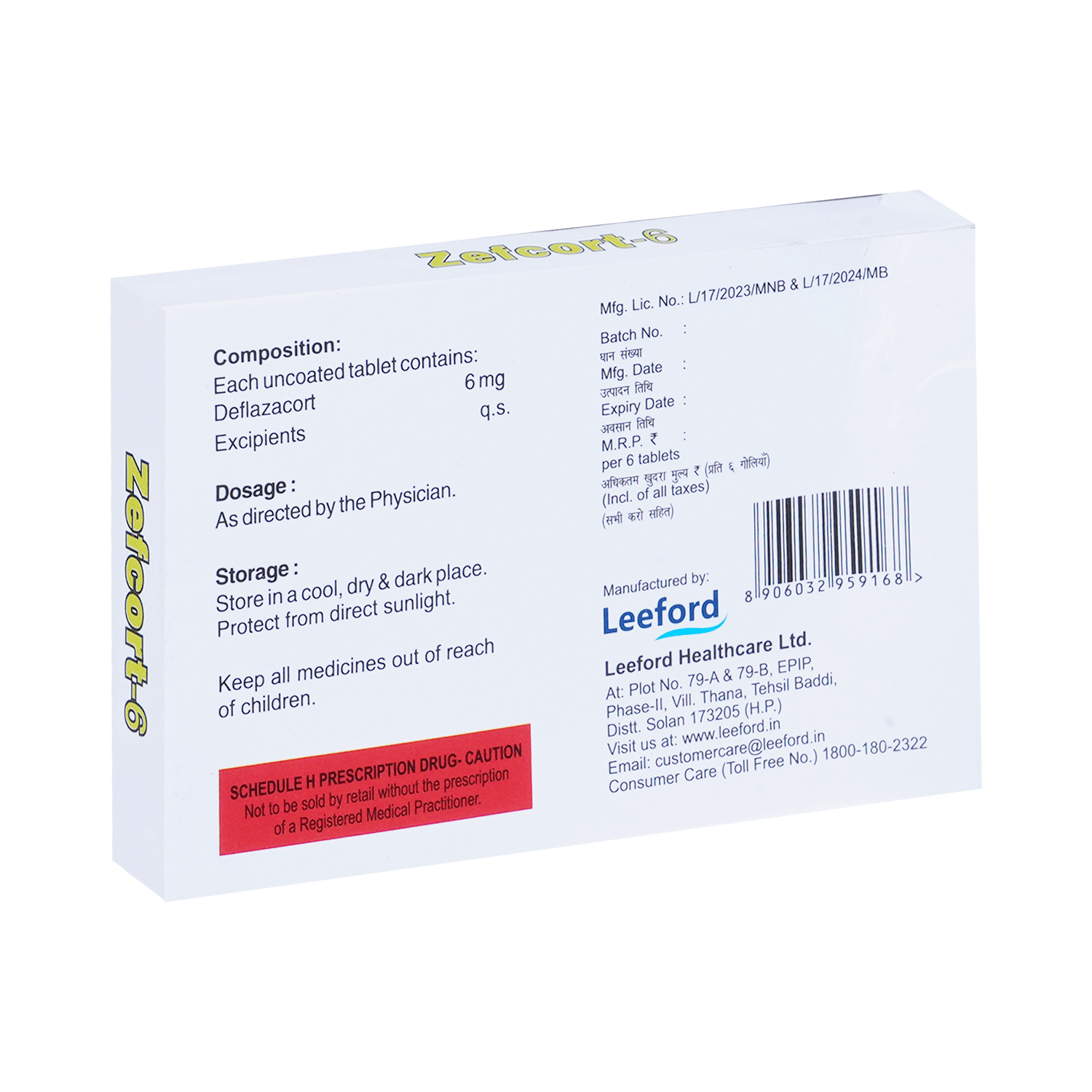 Zefcort 6 Tablet - Image 3