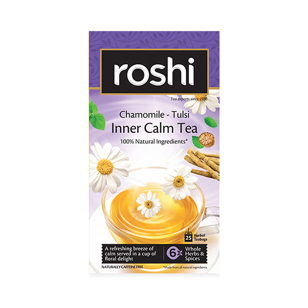 Roshi Chamomile-Tulsi Inner Calm Teabag (1.3gm Each) - Image 1