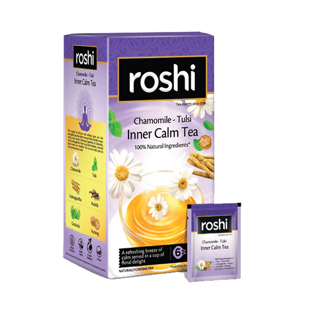 Roshi Chamomile-Tulsi Inner Calm Teabag (1.3gm Each) - Image 3