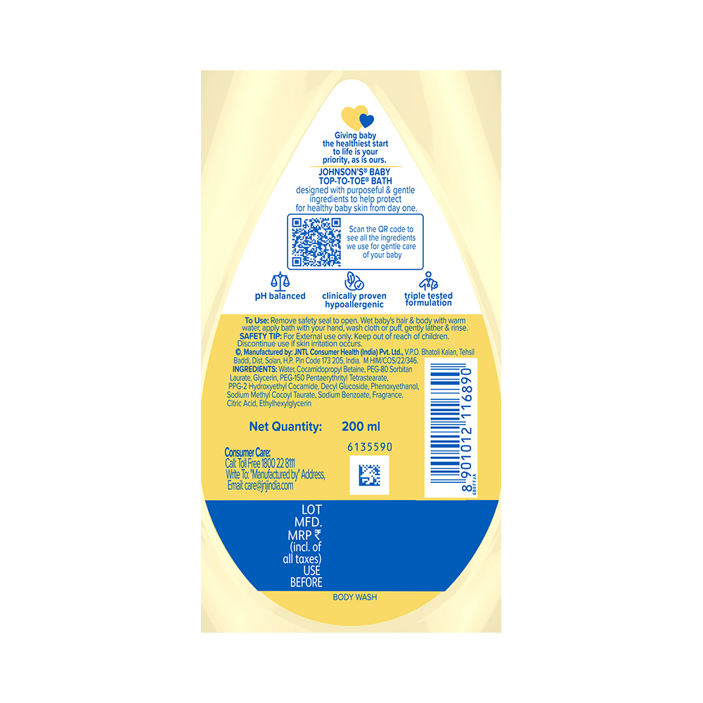 Johnson's Baby Top-to-Toe Bath - Image 3