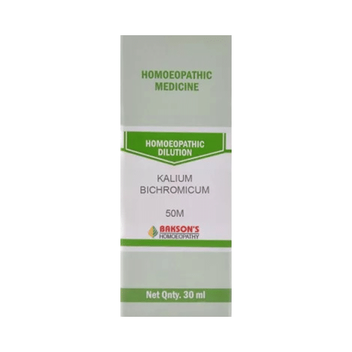 Bakson's Homeopathy Kalium Bichromicum Dilution 50M - Image 1