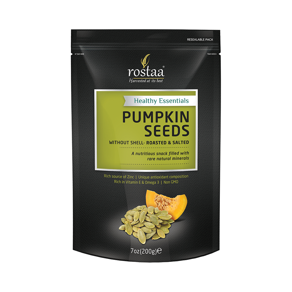 Rostaa Pumpkin Roasted & Salted Seeds without Shell