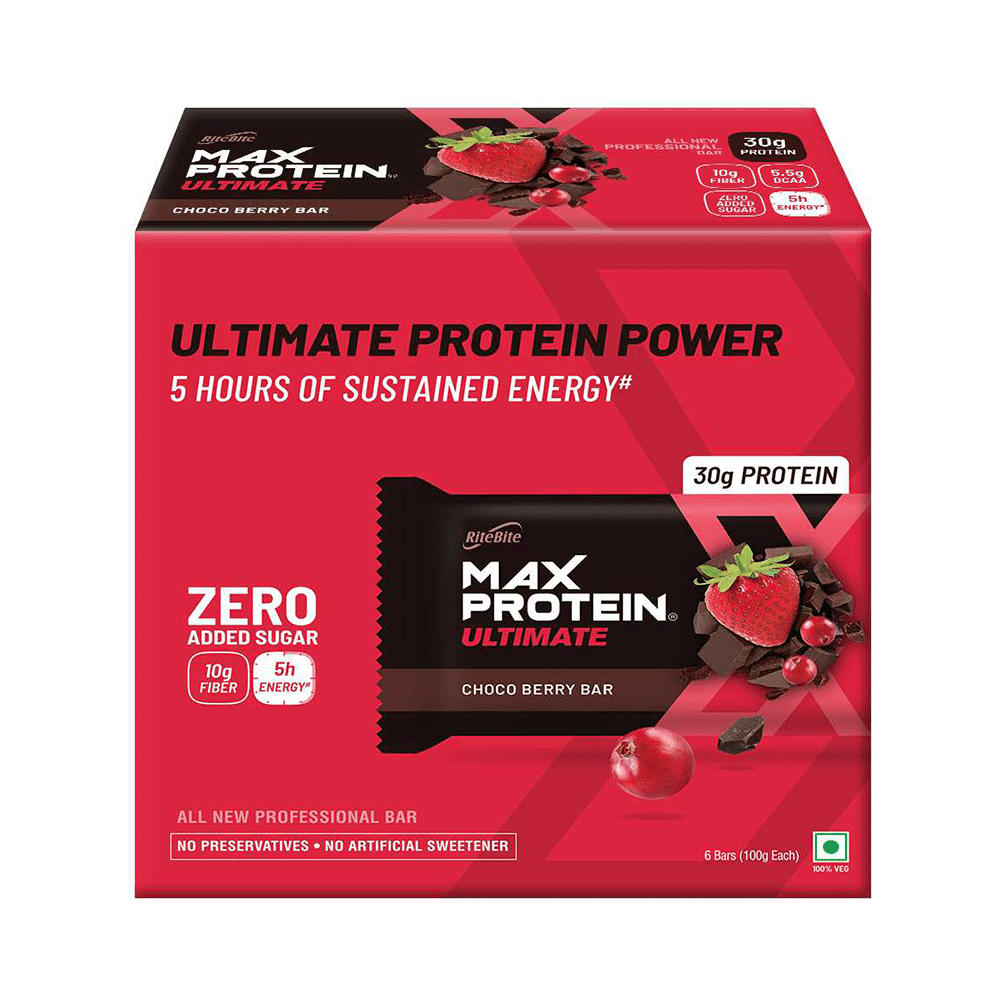 RiteBite Max Protein Ultimate Bar | Flavour Choco Berry - Image 1