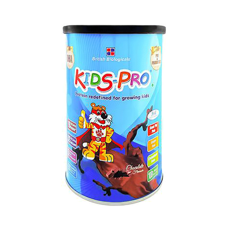 Kids-Pro Protein with DHA, Pre & Probiotics | For Growing Children | Flavour Powder Chocolate - Image 1