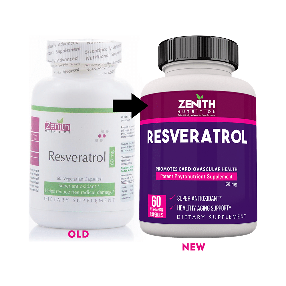 Zenith Nutrition Resveratrol 60mg Capsule - Image 6