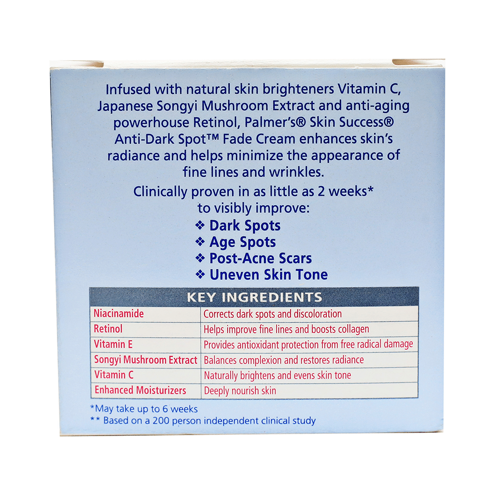 Palmer's Skin Success Anti Dark Spot Fade Cream For All Skin Types - Image 3