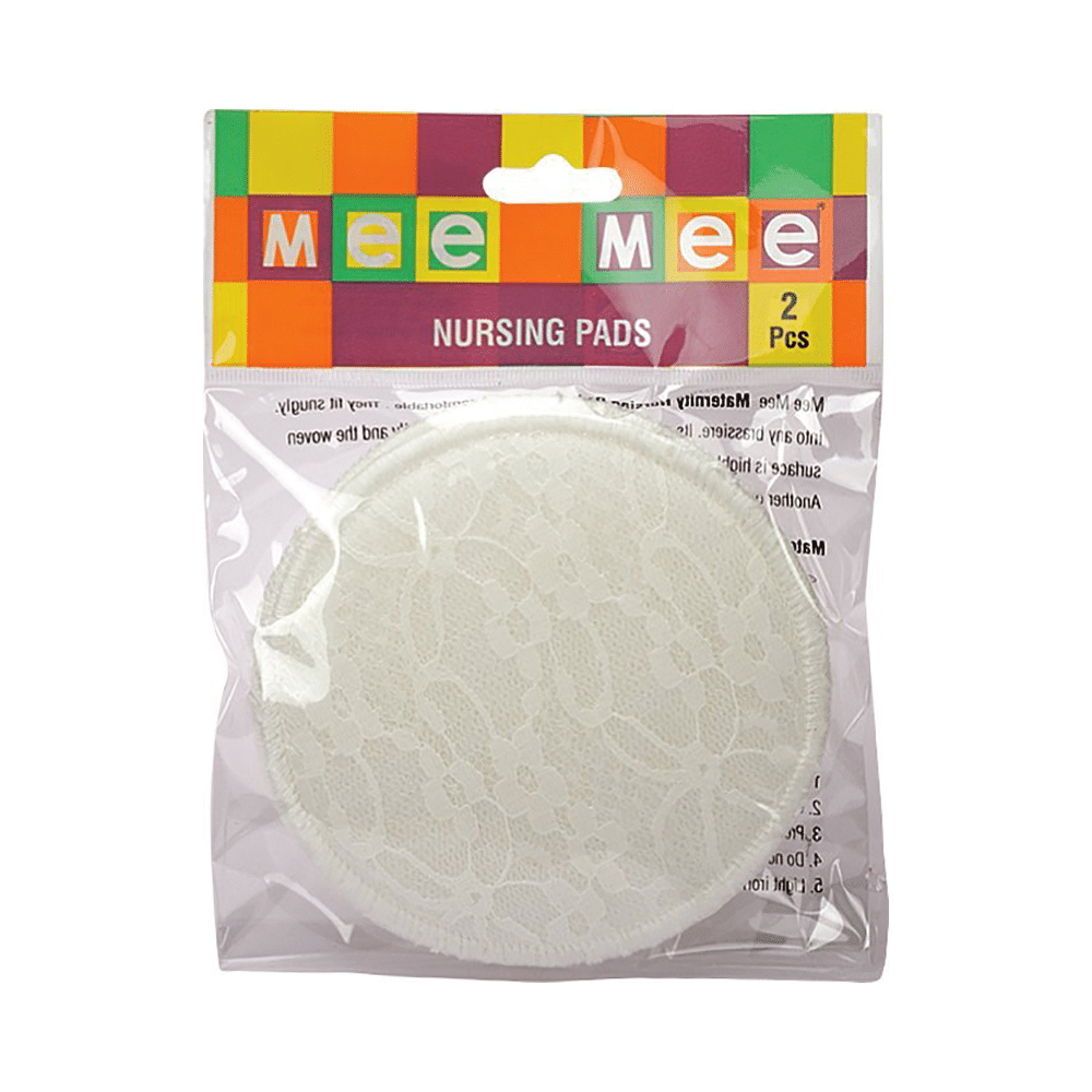 Mee Mee Washable Cotton Maternity Breast Pads Cream