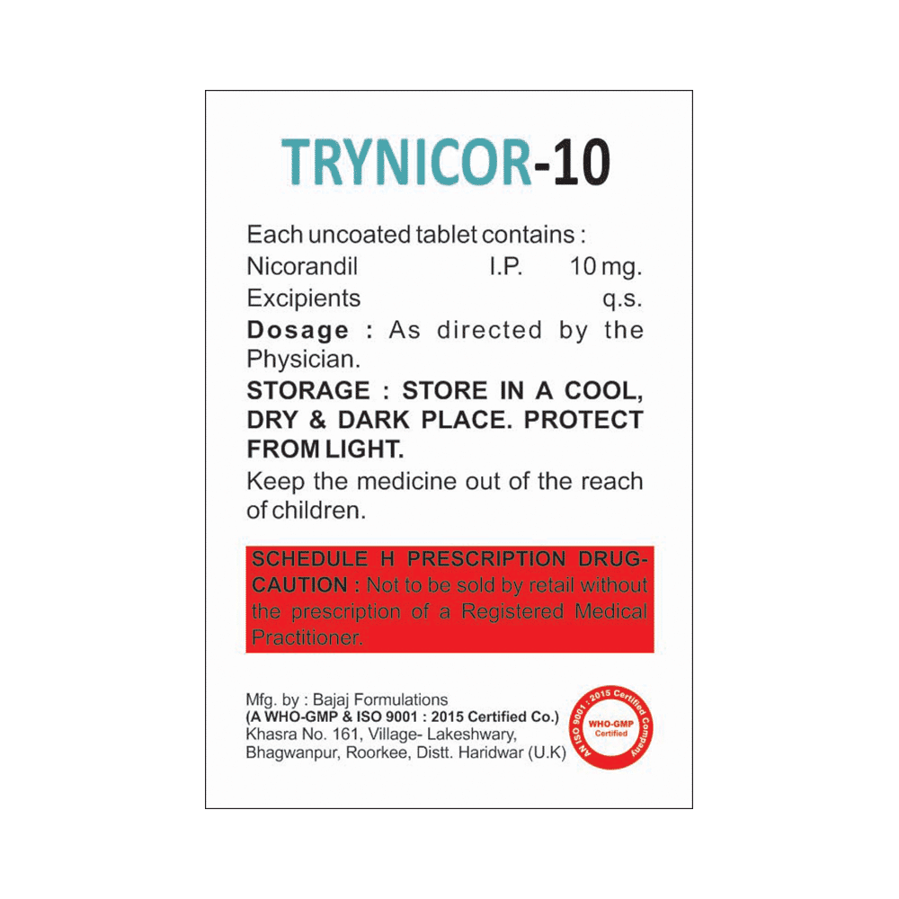 Trynicor 10 Tablet - Image 2