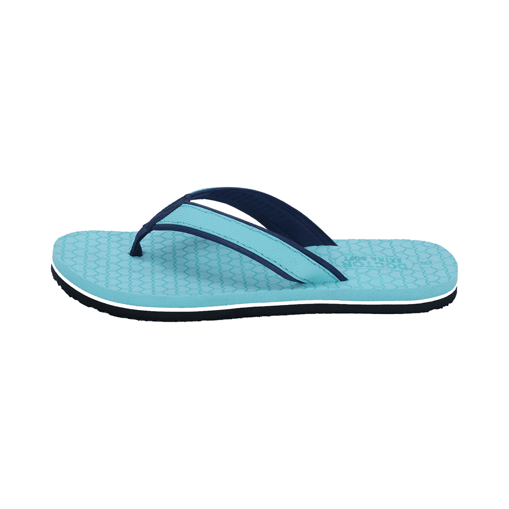 Doctor Extra Soft D 3 Women's Slippers with Bounce Back Technology Orthopaedic and Diabetic MCR Anti-skid Cushion Comfort Green Navy 8 - Image 8