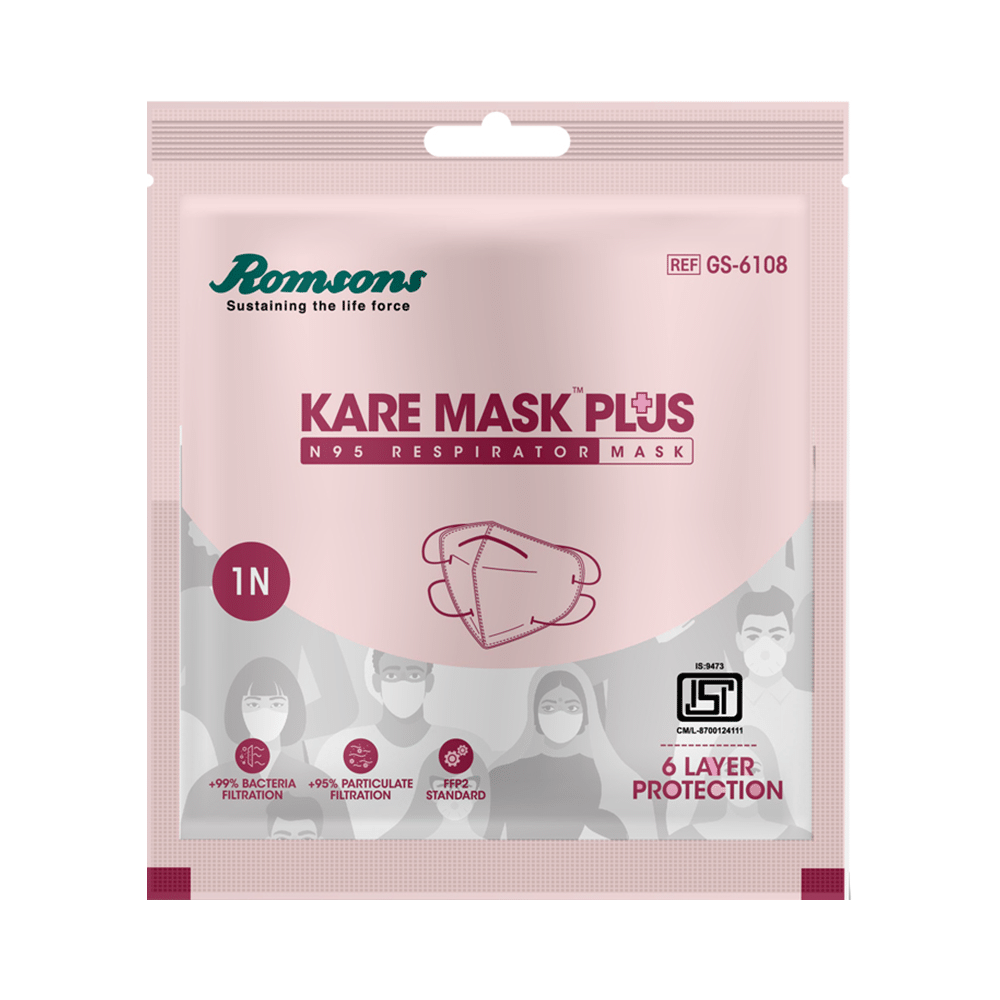 Romsons Kare Mask Plus N95 Respirator Mask - Image 2