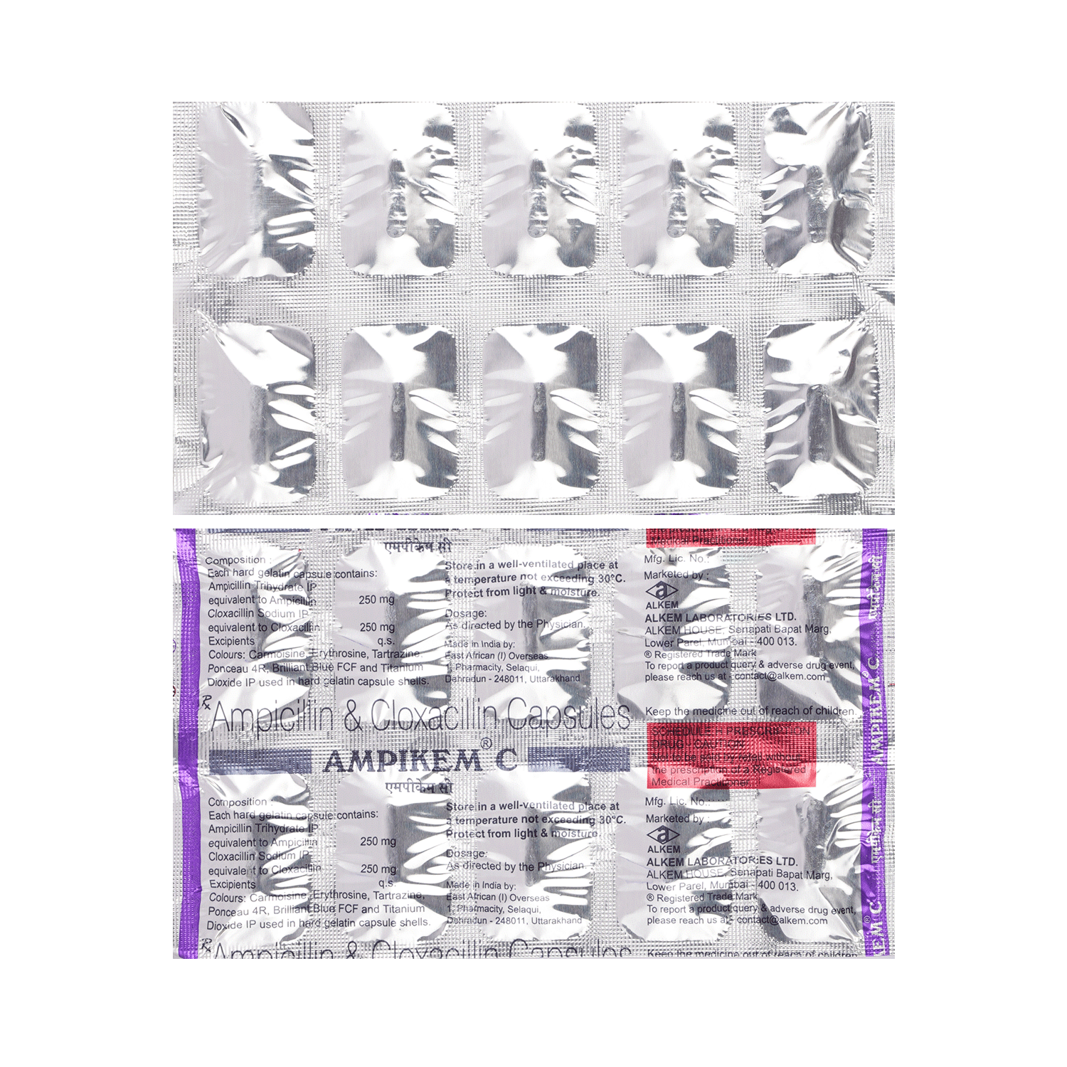 Ampikem C 250mg/250mg Capsule - Image 1