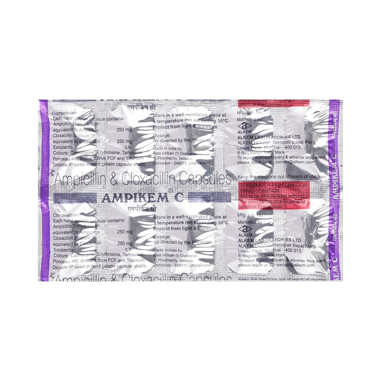 Ampikem C 250mg/250mg Capsule - Image 3