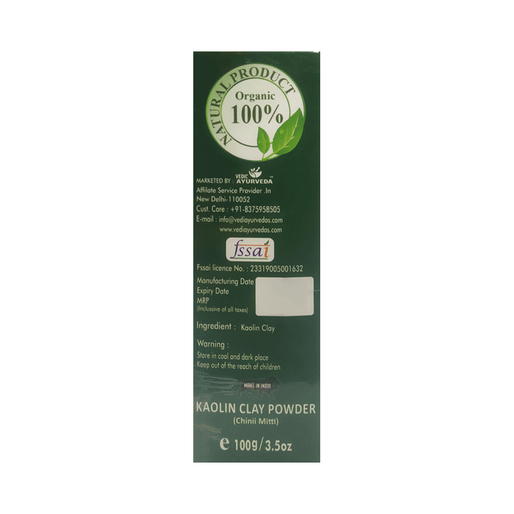 Vedic Ayurveda Kaolin Clay Powder (100gm Each) - Image 2
