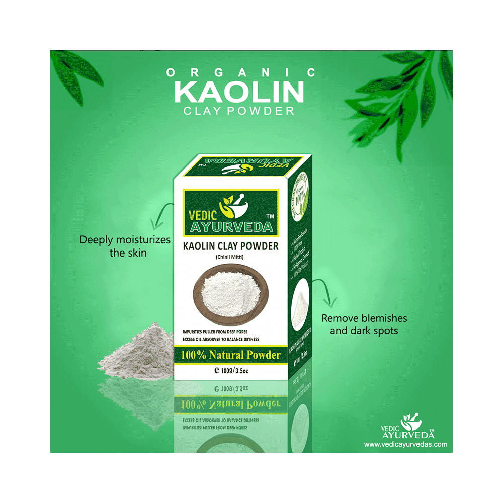 Vedic Ayurveda Kaolin Clay Powder (100gm Each) - Image 10