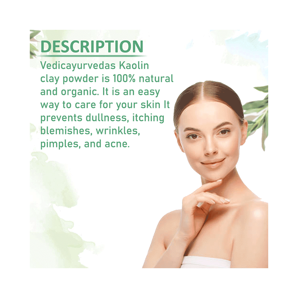 Vedic Ayurveda Kaolin Clay Powder (100gm Each) - Image 7