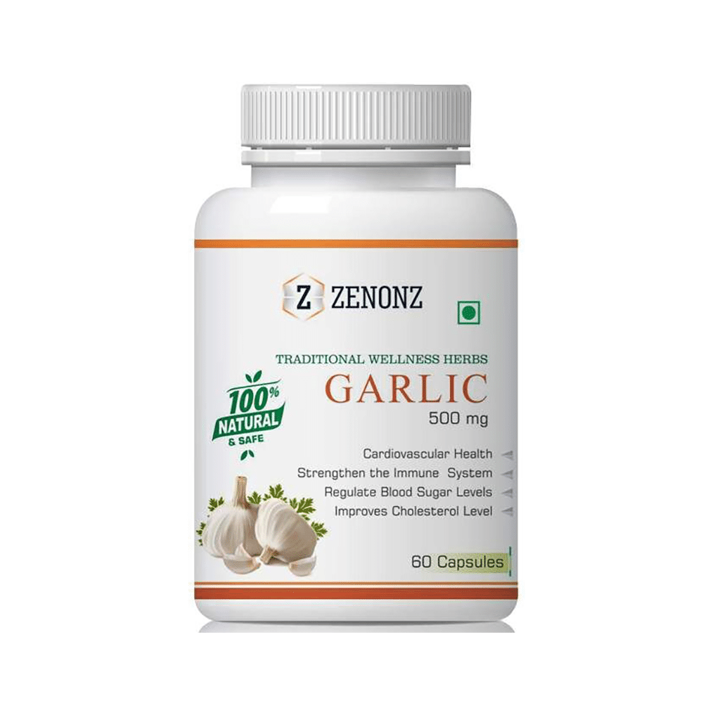 Zenonz Garlic 500mg Capsule - Image 1